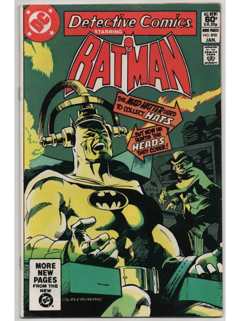 Detective Comics 510 DC Comics 1982 FN 6.0 Batman Mad Hatter